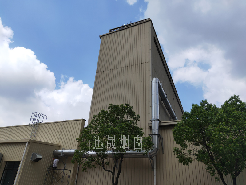 工廠排煙實(shí)施現(xiàn)場